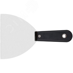 Шпатель с пластиковой ручкой полированный 5'' (125 мм) - фото 1
