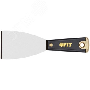 Шпатель для удаления ржавчины Профи, толщ. лезвия 1 мм, пластик.ручка с метал.бойком 2.5'' (63 мм) - фото 1