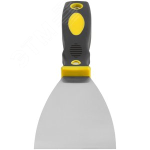 Шпатель для удаления ржавчины Профи, толщ. лезвия 1 мм, двухкомп.ручка с метал.бойком 3'' (75 мм) - фото 4