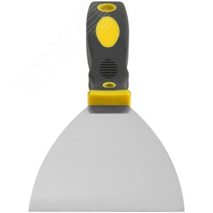 Шпатель для удаления ржавчины Профи, толщ. лезвия 1 мм, двухкомп.ручка с метал.бойком 4'' (100 мм) - фото 4