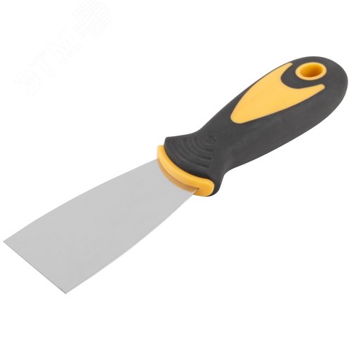 Шпатель, нерж.сталь, прорезиненная ручка 1,5'' (38 мм) - фото 2