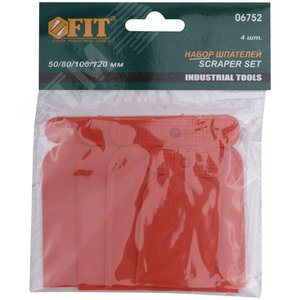 Шпатели пластиковые набор 4 шт(''Япончик'') 50/80/100/120 мм - фото 2