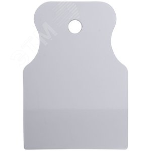 Шпатель резиновый белый 60 мм - фото 1