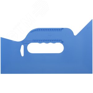 Шпатель прижимной, для разглаживания обоев, пластиковый, синий 255 мм - фото 1