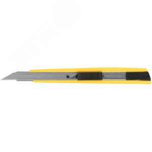 Нож технический 9 мм, усиленный, пластиковый корпус
