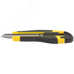 Нож технический 9 мм усиленный прорезиненный - фото 5