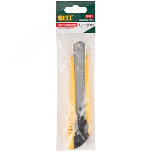 Нож технический 18 мм усиленный пластиковый, вращ.прижим - фото 3