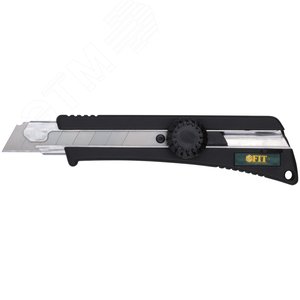 Изображение товара Нож технический 18 мм усиленный с вращ.прижимом Профи (шт)