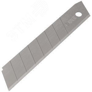 Лезвия для ножа технического 18 мм, 8 сегментов, сталь SK5 (10 шт) 10421 FIT - 2