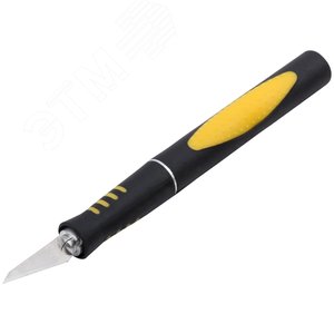 Нож макетный, прорезиненная алюминиевая ручка 10487 FIT - 2