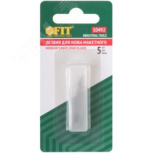 Лезвия для ножа макетного, набор 5шт, 6 мм, скошенные - фото 3