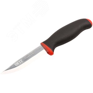 Нож строительный, нерж.сталь, прорезиненная ручка 10611 FIT - 2