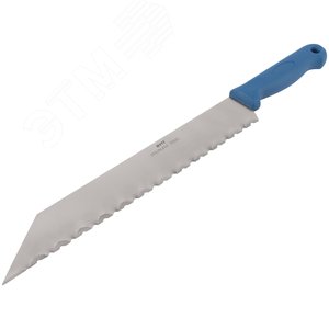 Нож для резки теплоизоляционных плит, лезвие 340х50 мм, нерж.сталь, пластиковая ручка 10637 FIT - 2
