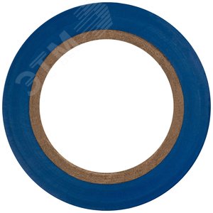 Изолента PVC 19 мм х 0,13мм х 10 м (1 шт.,синяя) 11007 FIT - 2