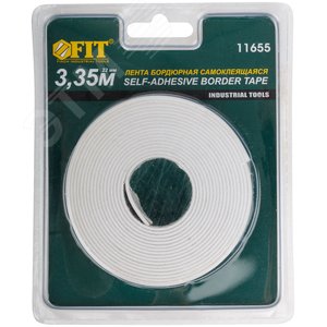 Лента бордюрная, самоклеющаяся, водостойкая, 11 мм х 11 мм х 3,35 м - фото 3