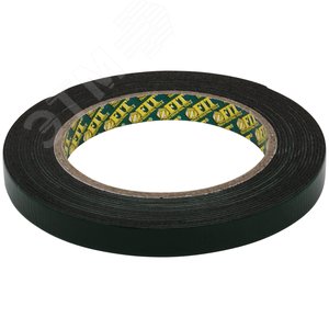 Лента клеящая, двухсторонняя монтажная,на вспененной основе, с полимерной подложкой 12 мм х 5 м - фото 1