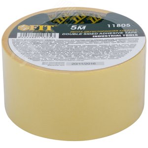 Лента-скотч клеящая, двухсторонняя 48 мм х 5 м - фото 3