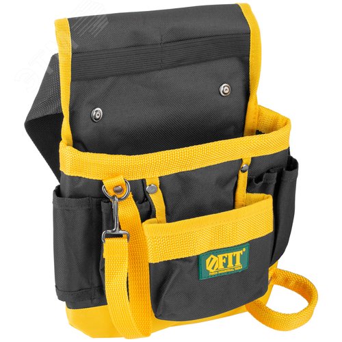 Пояс для инструмента одинарный, полиэстер, 7 отделений, 2 петли для инструмента - фото 2