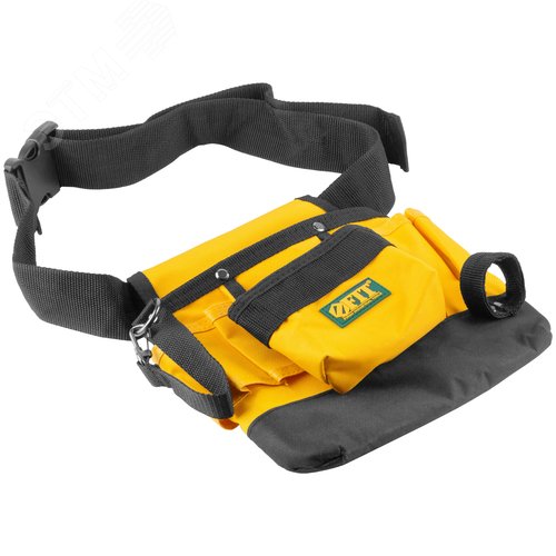 Пояс для инструмента одинарный, полиэстер, 9 отделений, 1 петля для инструмента - фото 4