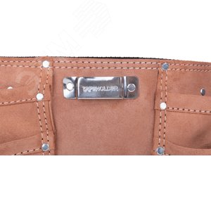 Пояс для инструмента, кожа, 11 отделений, 2 петли для инструмента - фото 4