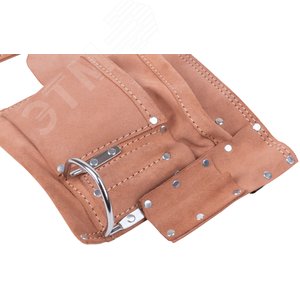 Пояс для инструмента, кожа, 11 отделений, 2 петли для инструмента - фото 5