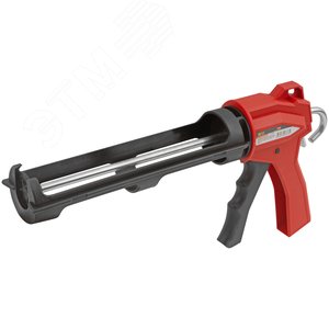 Пистолет для герметика 225 мм, полиамидный усиленный корпус, Профи - фото 2