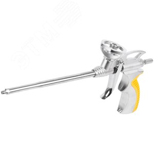 Пистолет для монтажной пены, цельнометаллический, прорезиненная ручка - фото 2