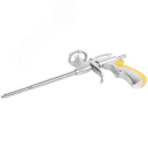 Пистолет для монтажной пены, цельнометаллический, прорезиненная ручка - фото 5