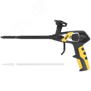 Изображение товара Пистолет для монтажной пены, Профи, усиленный, прорезиненная ручка, тефлоновое покрытие (шт)