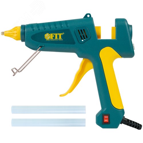 Пистолет клеевой д.11 мм, 60 Вт /100 Вт (250 Вт), 2 режима, Профи - фото 1