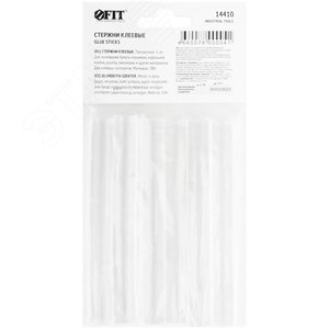 Стержни клеевые бесцветные д.11 мм х 100 мм, 6 шт - фото 4