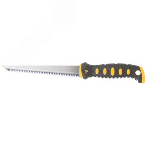Ножовка ручная для гипсокартона, прорезиненная ручка 150 мм 15379 FIT - 4