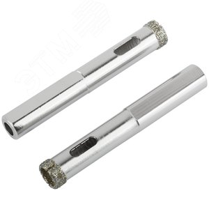 Коронки кольцевые по керамограниту, камню и кафелю алмазные, набор 2 шт, 10х67 мм - фото 6