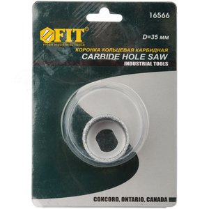 Коронка кольцевая по кафелю карбидная, глубина пропила 25 мм, 35 мм - фото 3