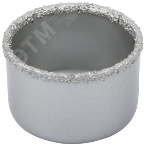 Коронка кольцевая по кафелю карбидная, глубина пропила 25 мм, 43 мм - фото 1