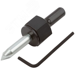 Адаптер с центрирующим сверлом для коронок кольцевых 16565-1657532-76 мм - фото 2