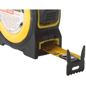 Рулетка прорезиненный корпус, двойной стопор ''Техно'' 3 м x 16 мм - фото 4