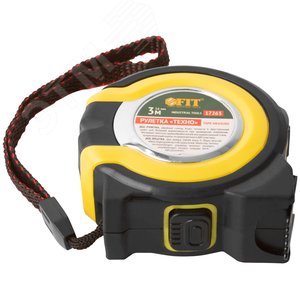 Рулетка прорезиненный корпус, двойной стопор ''Техно'' 3 м x 16 мм - фото 5