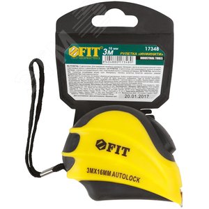 Рулетка с автостопом ''Инфинити'' 3 м x 16 мм - фото 3