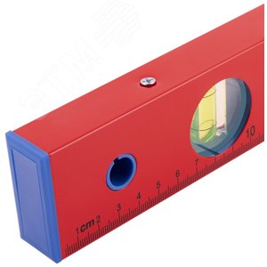 Уровень ''Стандарт'', 3 глазка, красный корпус, фрезерованная рабочая грань, шкала 600 мм 18056 FIT - 5