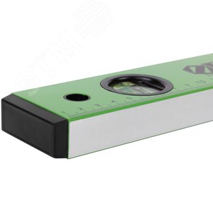 Уровень ''Техно'', 3 глазка, зеленый корпус, фрезерованная рабочая грань, шкала 400 мм 18114 FIT - 7