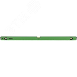 Уровень ''Техно'', 3 глазка, зеленый корпус, фрезерованная рабочая грань, шкала 1000 мм - фото 5