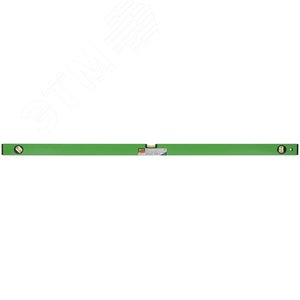 Уровень ''Техно'', 3 глазка, зеленый корпус, фрезерованная рабочая грань, шкала 1200 мм - фото 3