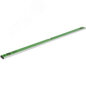 Уровень ''Техно'', 3 глазка, зеленый корпус, фрезерованная рабочая грань, шкала 1200 мм - фото 4