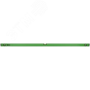 Уровень ''Техно'', 3 глазка, зеленый корпус, фрезерованная рабочая грань, шкала 1500 мм - фото 5
