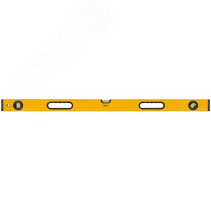 Уровень ''Янтарь'', 3 глазка, ручки, усиленный корпус, фрезер. рабочая грань, шкала 1000 мм - фото 1