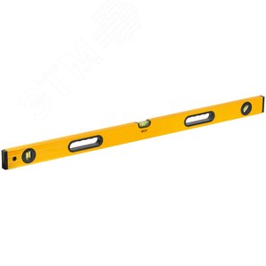 Уровень ''Янтарь'', 3 глазка, ручки, усиленный корпус, фрезер. рабочая грань, шкала 1000 мм - фото 2