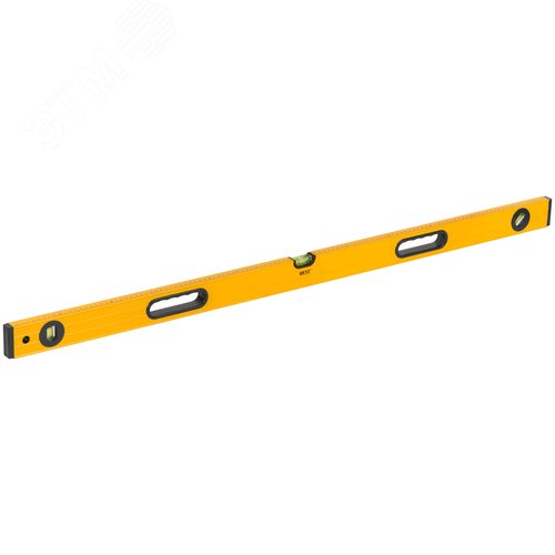 Уровень ''Янтарь'', 3 глазка, ручки, усиленный корпус, фрезер. рабочая грань, шкала 1200 мм - фото 2