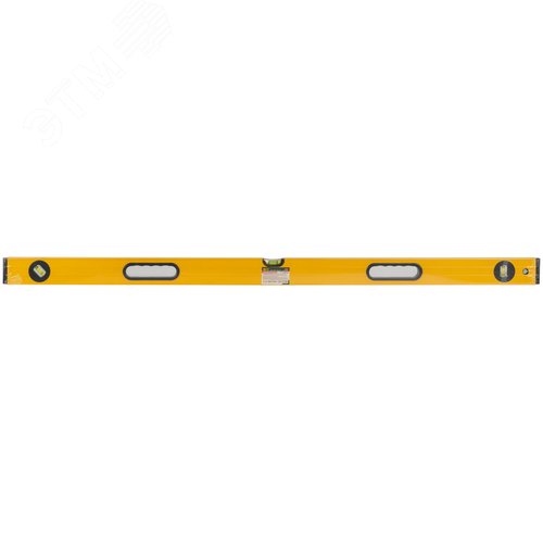 Уровень ''Янтарь'', 3 глазка, ручки, усиленный корпус, фрезер. рабочая грань, шкала 1200 мм - фото 3