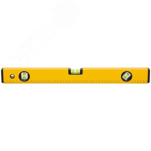 Уровень ''Стайл'', 3 глазка, желтый усиленный корпус, фрезерованная рабочая грань, шкала, Профи 500 мм - фото 2